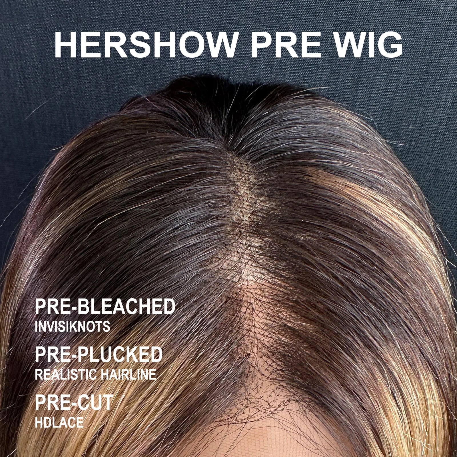 Pre-plucked baby-hair edge detail